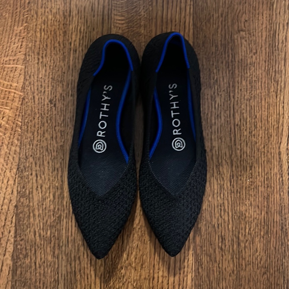 Black Rothy’s The Point Flats Size W 6.5